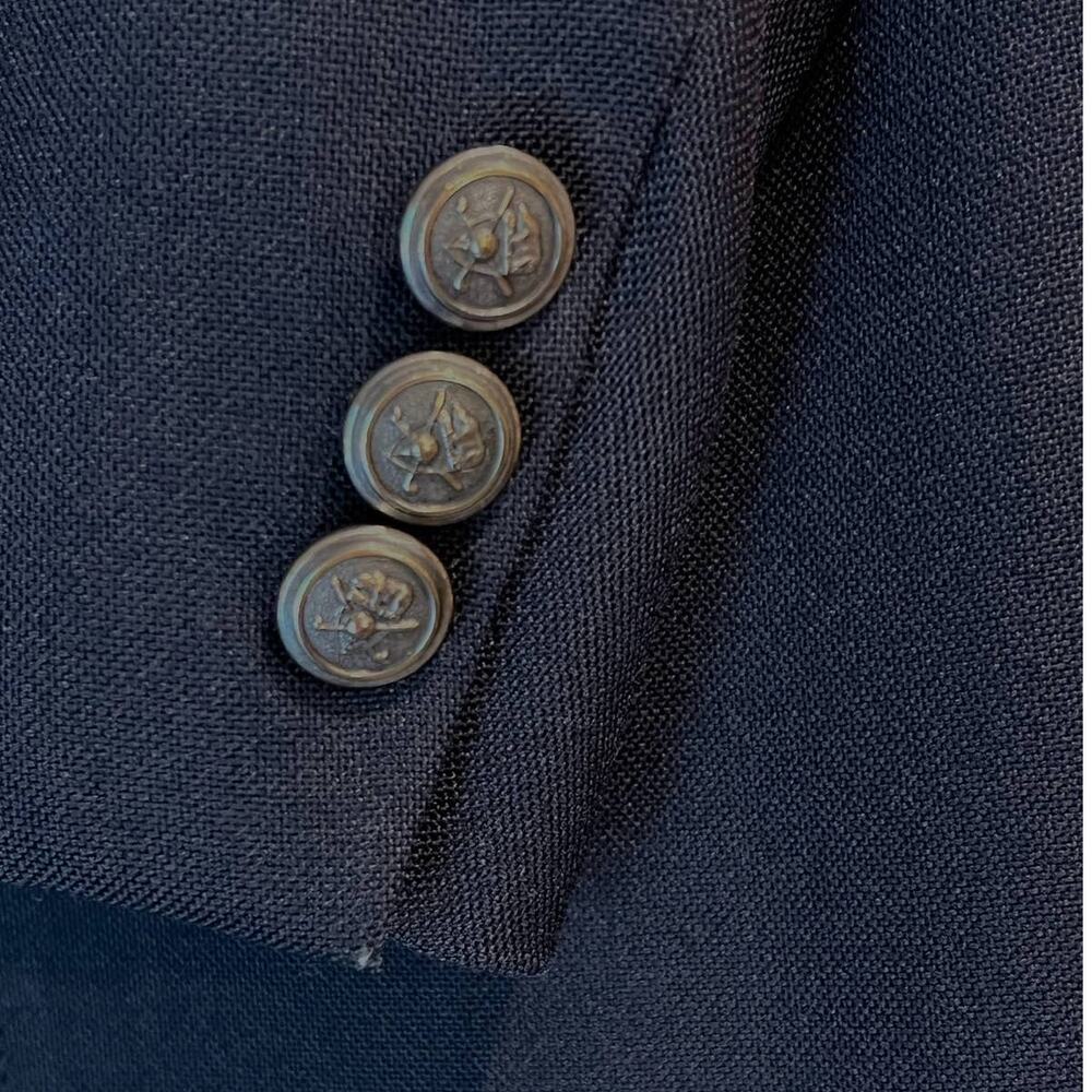 Jack Nicklaus Golden Bear Blue Blazer Sport Coat Men’s 40R Hart Schaffner & Marx - Picture 6 of 13